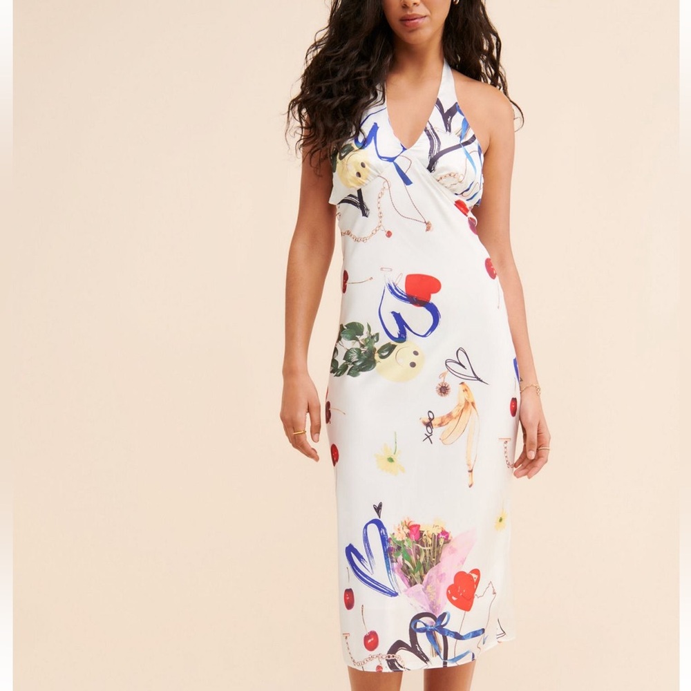 Everleigh Halter Midi Dress